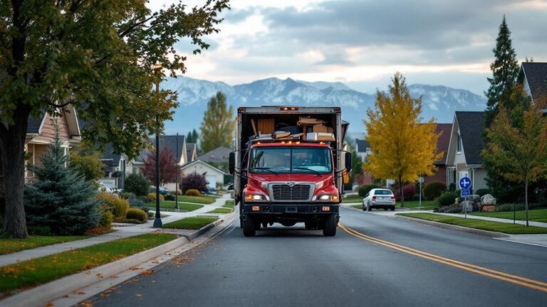 Cleared-out garage after a ShapeUpIdaho cleanout in Rexburg