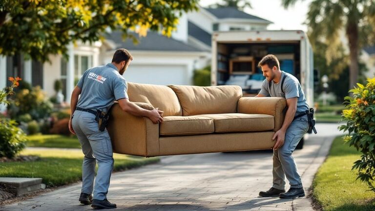 Furniture removal from a home in Idaho Falls