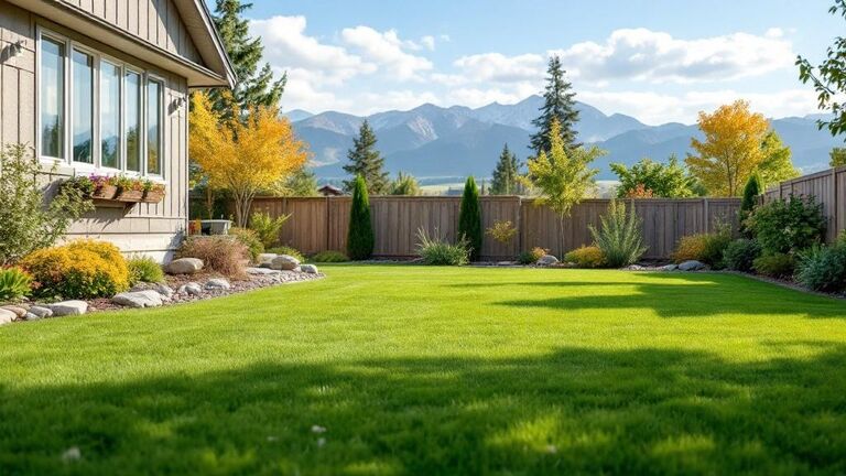 Yard waste and debris cleanup after landscaping project in Blackfoot