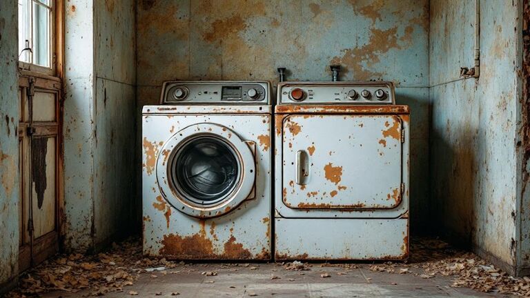 Old refrigerator being loaded for removal from a Rexburg home