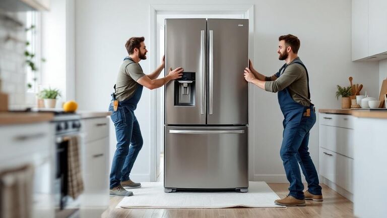 Appliances sorted and ready for recycling at a local facility