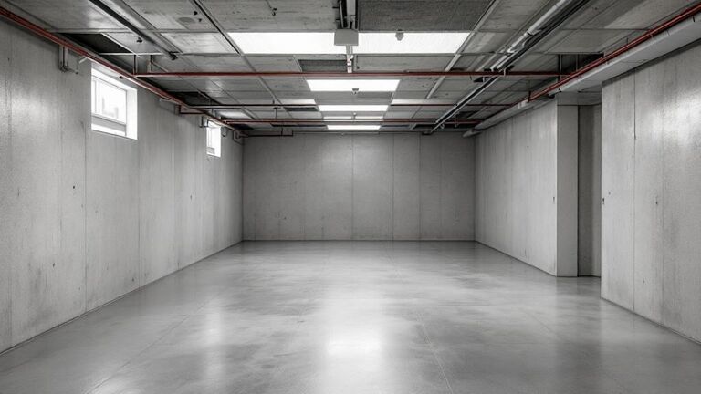 A clean, cleared basement after ShapeUpIdaho&rsquo;s cleanout service