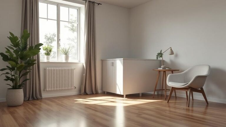 Empty, clean apartment after ShapeUpIdaho completed a turnover cleanout