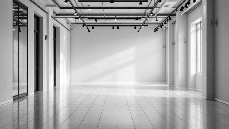 Empty retail space after ShapeUpIdaho completed a full cleanout